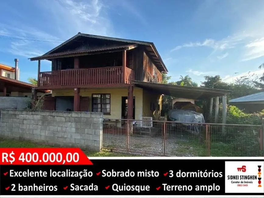Foto 1 de Casa com 3 quartos à venda, 160m2 em Balneario Barra Do Sul - SC