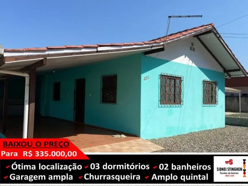 Foto 1 de Casa com 3 quartos à venda, 140m2 em Balneario Barra Do Sul - SC