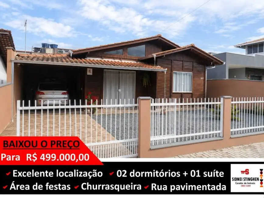 Foto 1 de Casa com 3 quartos à venda, 136m2 em Balneario Barra Do Sul - SC