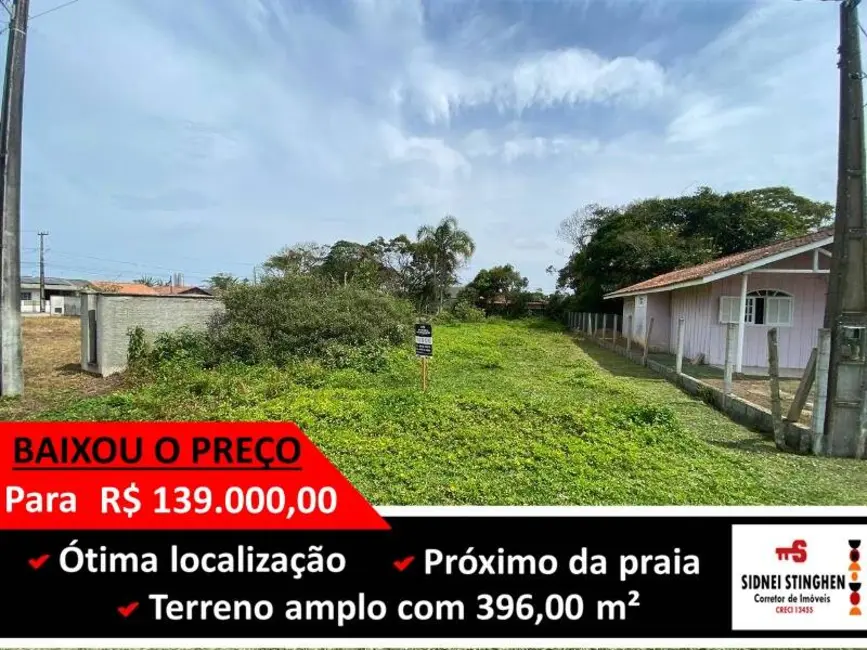 Foto 1 de Terreno / Lote à venda, 396m2 em Balneario Barra Do Sul - SC