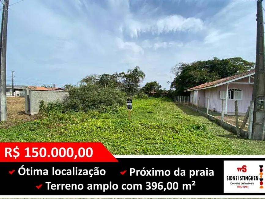 Foto 1 de Terreno / Lote à venda, 396m2 em Balneario Barra Do Sul - SC