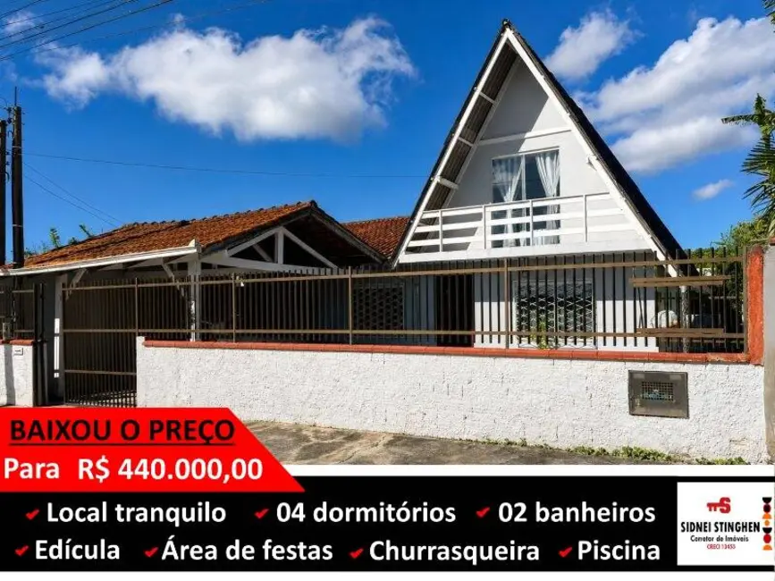 Foto 1 de Casa com 4 quartos à venda, 130m2 em Balneario Barra Do Sul - SC