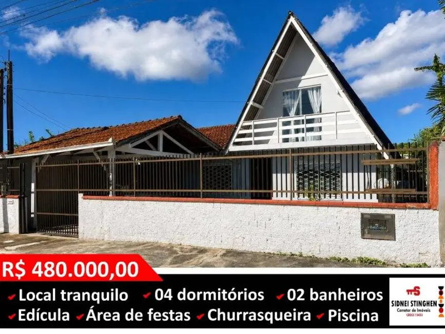 Foto 1 de Casa com 4 quartos à venda, 130m2 em Balneario Barra Do Sul - SC