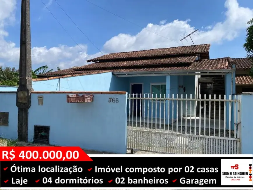 Foto 1 de Casa com 4 quartos à venda, 140m2 em Centro, Balneario Barra Do Sul - SC