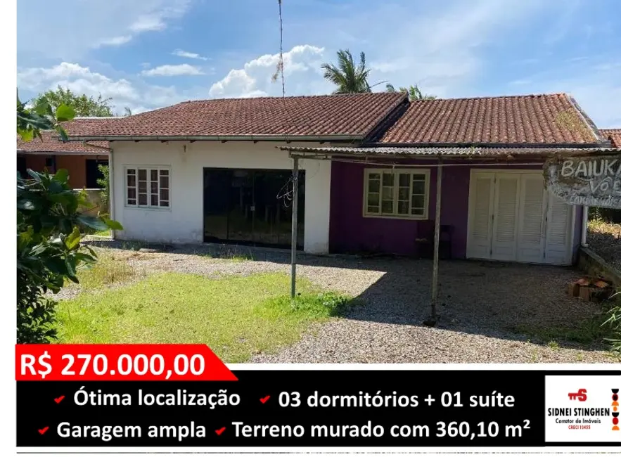 Foto 1 de Casa com 4 quartos à venda, 100m2 em Balneario Barra Do Sul - SC
