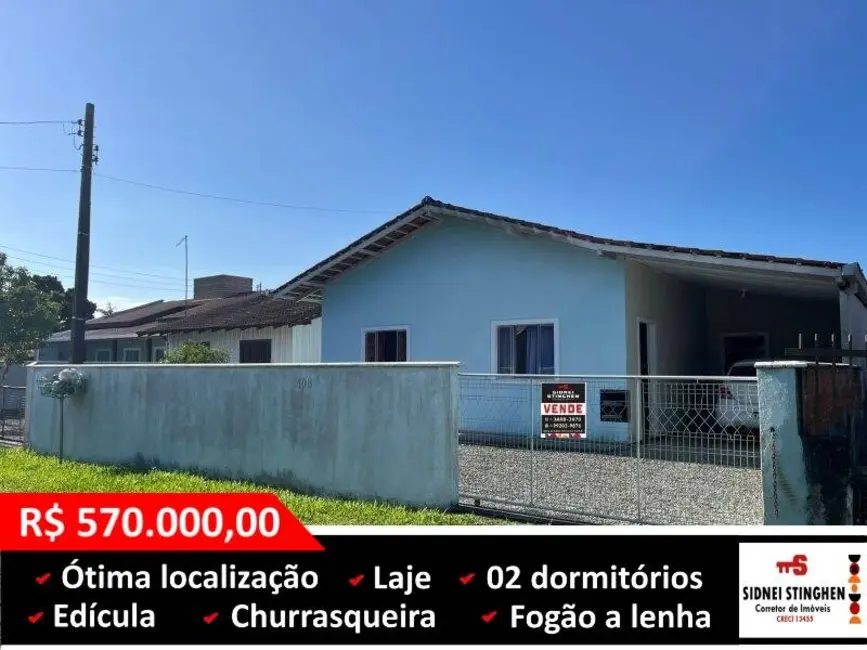 Foto 1 de Casa com 2 quartos à venda, 158m2 em Balneario Barra Do Sul - SC