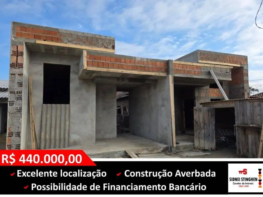 Foto 1 de Casa com 3 quartos à venda, 79m2 em Balneario Barra Do Sul - SC