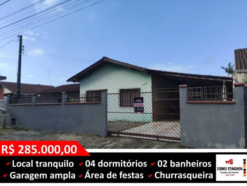 Foto 1 de Casa com 4 quartos à venda, 148m2 em Balneario Barra Do Sul - SC