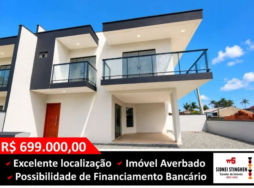 Foto 1 de Casa com 3 quartos à venda, 117m2 em Balneario Barra Do Sul - SC