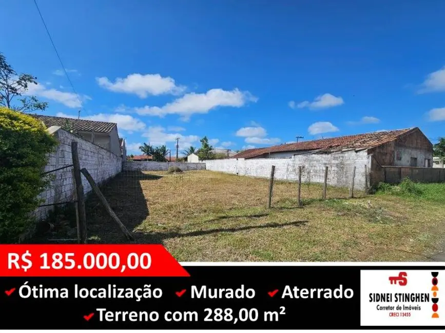 Foto 1 de Terreno / Lote à venda, 288m2 em Centro, Balneario Barra Do Sul - SC