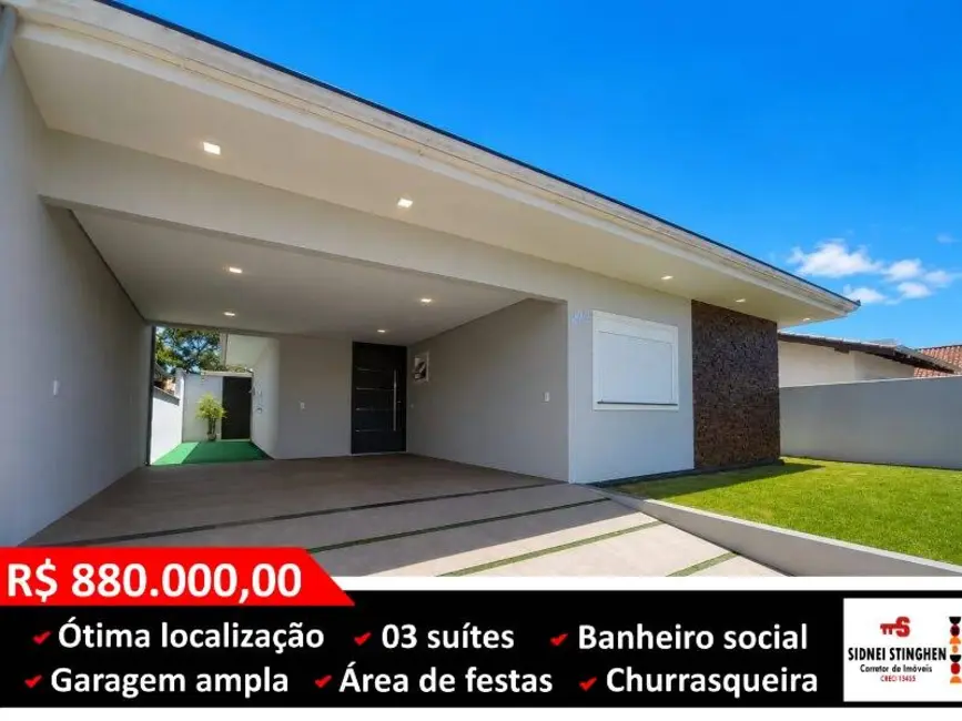 Foto 1 de Casa com 3 quartos à venda, 210m2 em Centro, Balneario Barra Do Sul - SC
