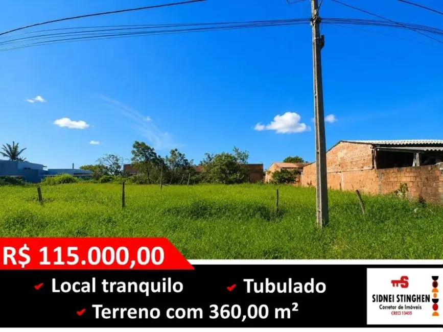Foto 1 de Terreno / Lote à venda, 360m2 em Balneario Barra Do Sul - SC