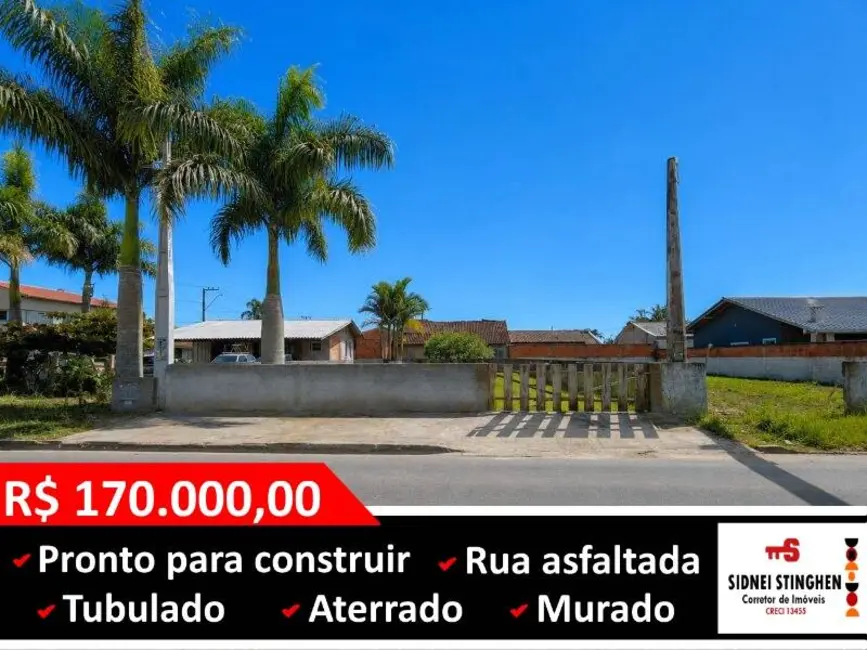 Foto 1 de Terreno / Lote à venda, 300m2 em Centro, Balneario Barra Do Sul - SC