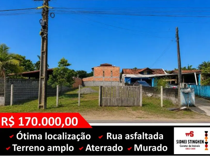 Foto 1 de Terreno / Lote à venda, 360m2 em Balneario Barra Do Sul - SC
