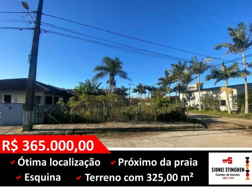 Foto 1 de Terreno / Lote à venda, 325m2 em Balneario Barra Do Sul - SC