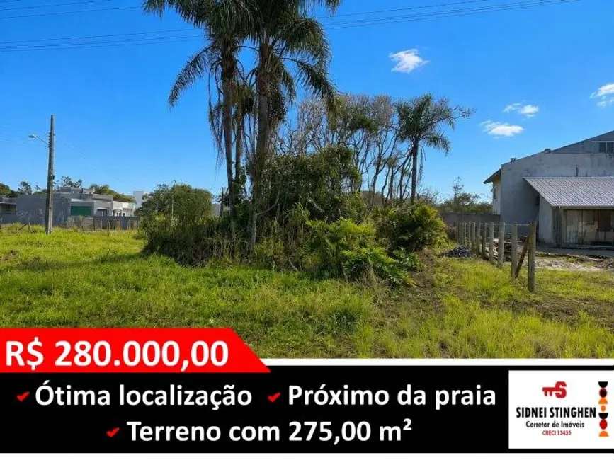 Foto 1 de Terreno / Lote à venda, 275m2 em Balneario Barra Do Sul - SC