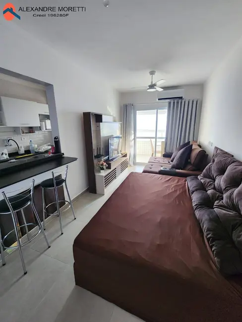 Foto 3 de Apartamento com 1 quarto à venda, 59m2 em Maracanã, Praia Grande - SP