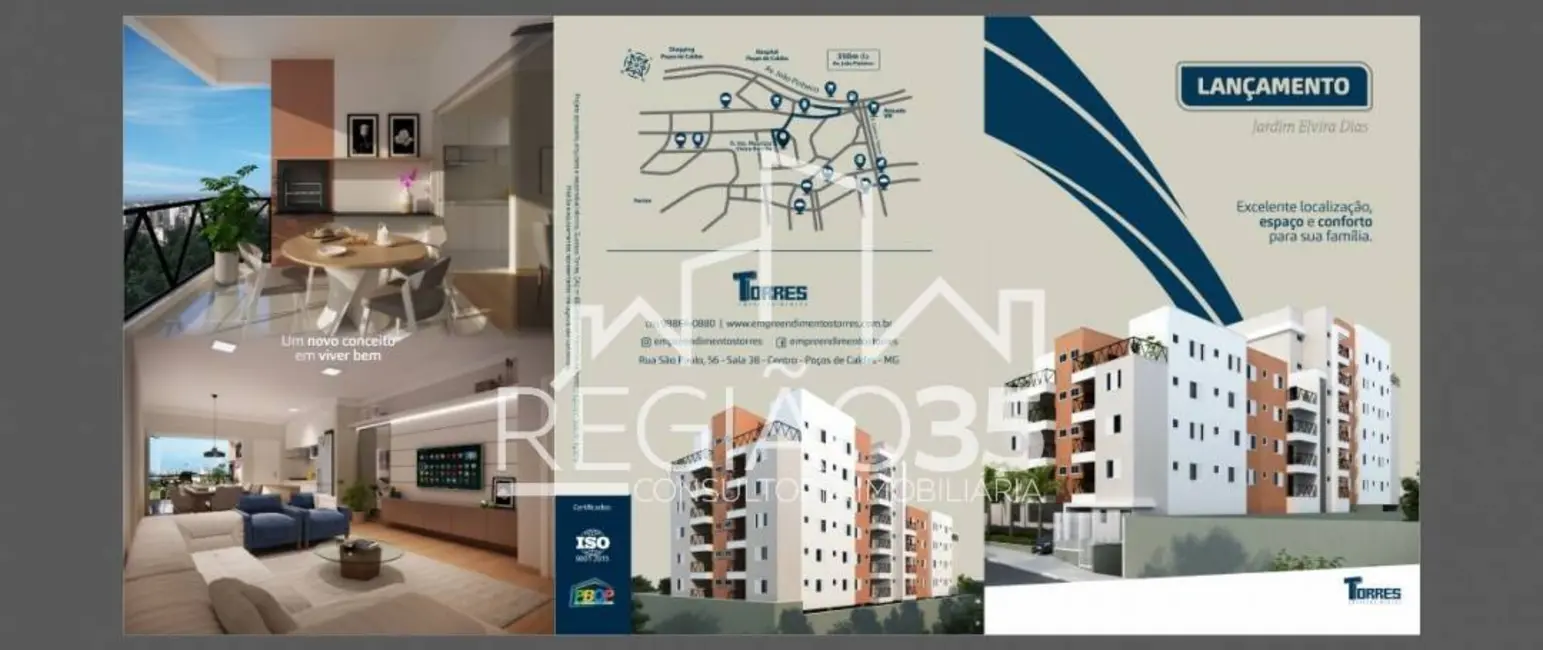 Foto 1 de Apartamento com 3 quartos à venda, 93m2 em Jardim Elvira Dias, Pocos De Caldas - MG