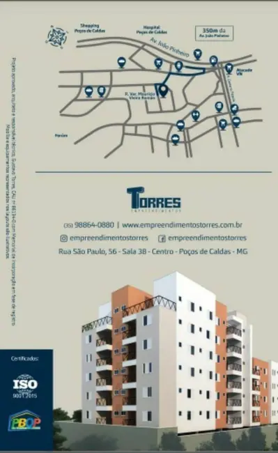 Apartamento com 3 quartos à venda, 93m2 em Jardim Elvira Dias, Pocos De Caldas - MG - imagem 3 Foto 3 de Apartamento com 3 quartos à venda, 93m2 em Jardim Elvira Dias, Pocos De Caldas - MG