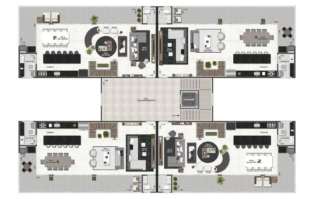 Apartamento com 3 quartos à venda, 190m2 em Jardim dos Estados, Pocos De Caldas - MG - imagem 9 Foto 9 de Apartamento com 3 quartos à venda, 190m2 em Jardim dos Estados, Pocos De Caldas - MG
