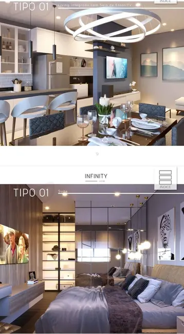 Apartamento com 2 quartos à venda, 54m2 em Centro, Pocos De Caldas - MG - imagem 4 Foto 4 de Apartamento com 2 quartos à venda, 54m2 em Centro, Pocos De Caldas - MG