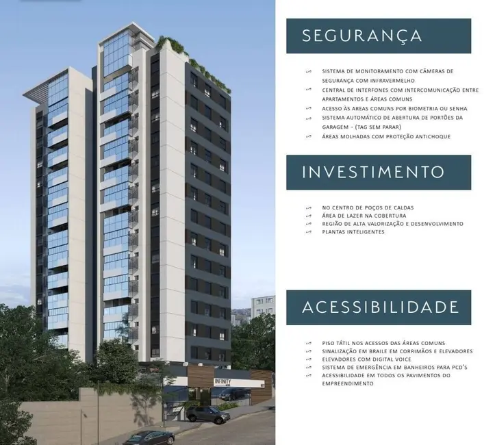 Apartamento com 2 quartos à venda, 54m2 em Centro, Pocos De Caldas - MG - imagem 1 Foto 1 de Apartamento com 2 quartos à venda, 54m2 em Centro, Pocos De Caldas - MG