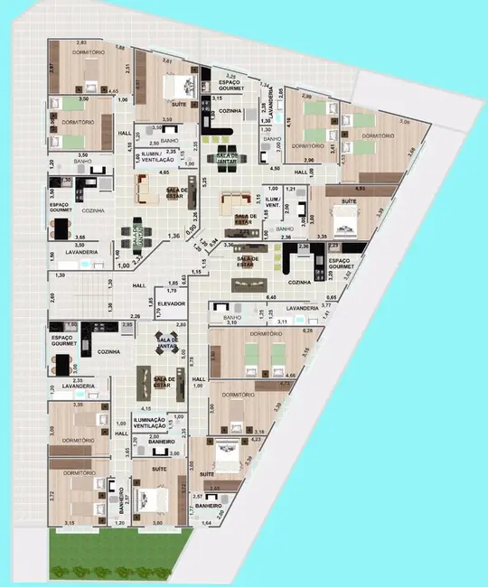 Apartamento com 3 quartos à venda, 90m2 em Parque Vivaldi Leite Ribeiro, Pocos De Caldas - MG - imagem 4 Foto 4 de Apartamento com 3 quartos à venda, 90m2 em Parque Vivaldi Leite Ribeiro, Pocos De Caldas - MG