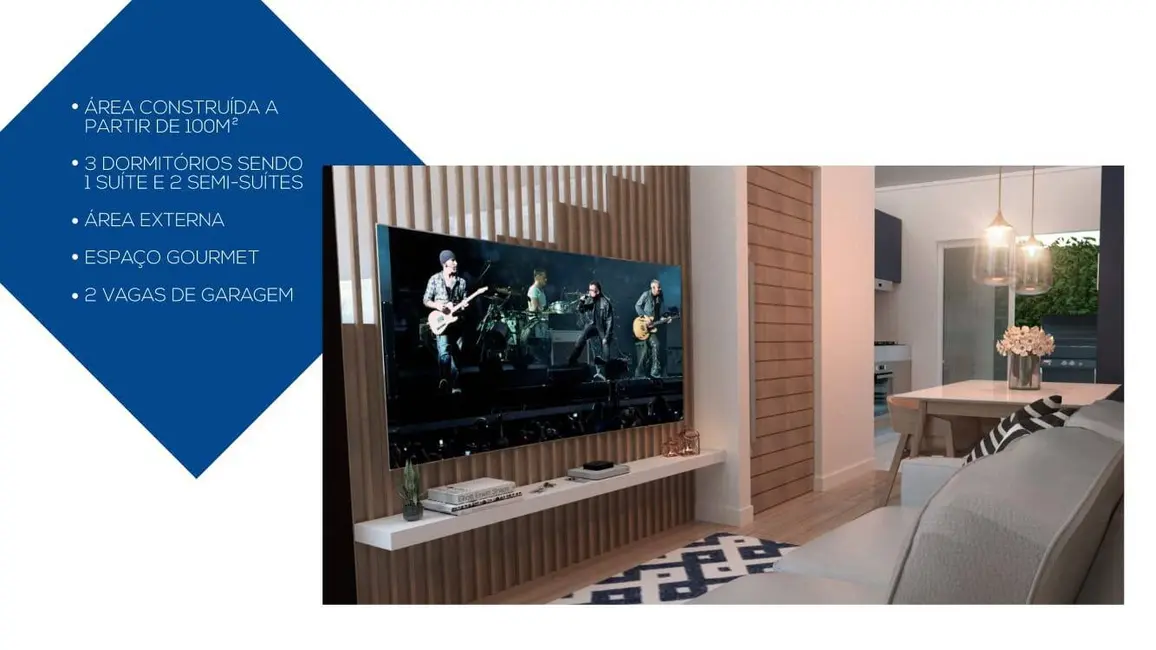 Foto 3 de Casa de Condomínio com 3 quartos à venda, 132m2 em Jardim Bandeirantes, Pocos De Caldas - MG