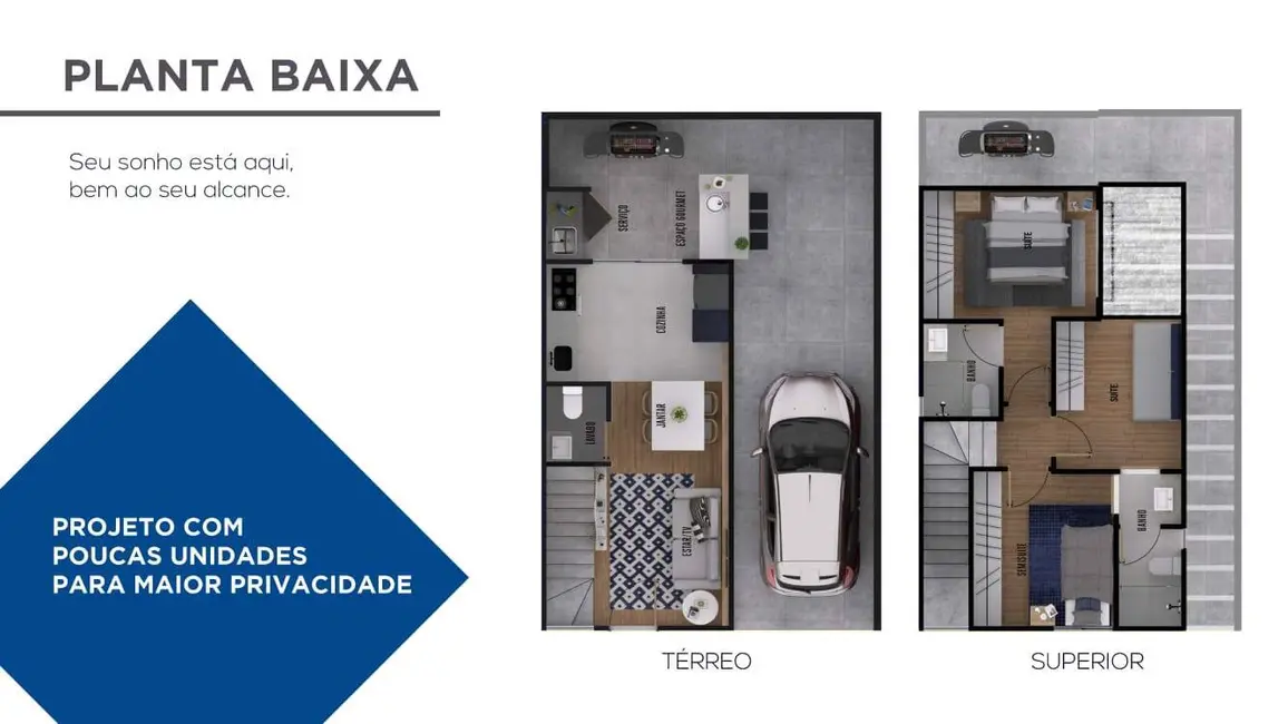 Foto 6 de Casa de Condomínio com 3 quartos à venda, 132m2 em Jardim Bandeirantes, Pocos De Caldas - MG