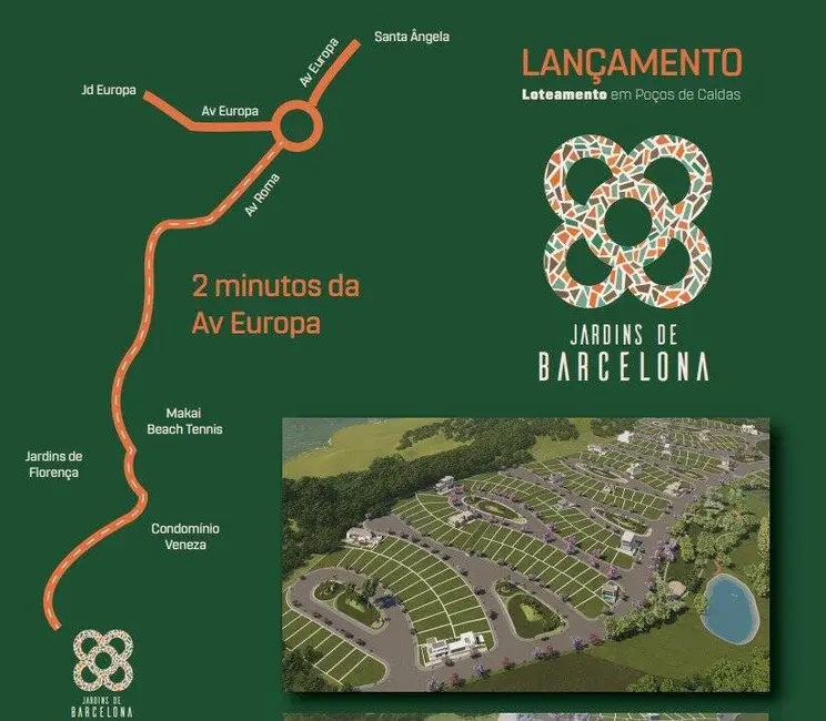 Foto 1 de Terreno / Lote à venda, 250m2 em Pocos De Caldas - MG