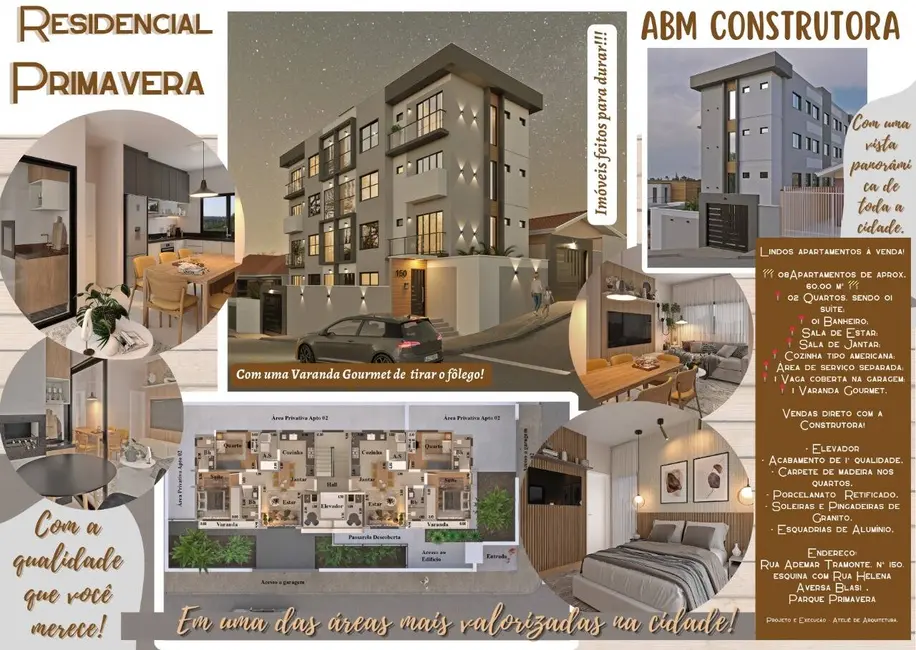 Foto 1 de Apartamento com 2 quartos à venda, 60m2 em Parque Primavera, Pocos De Caldas - MG