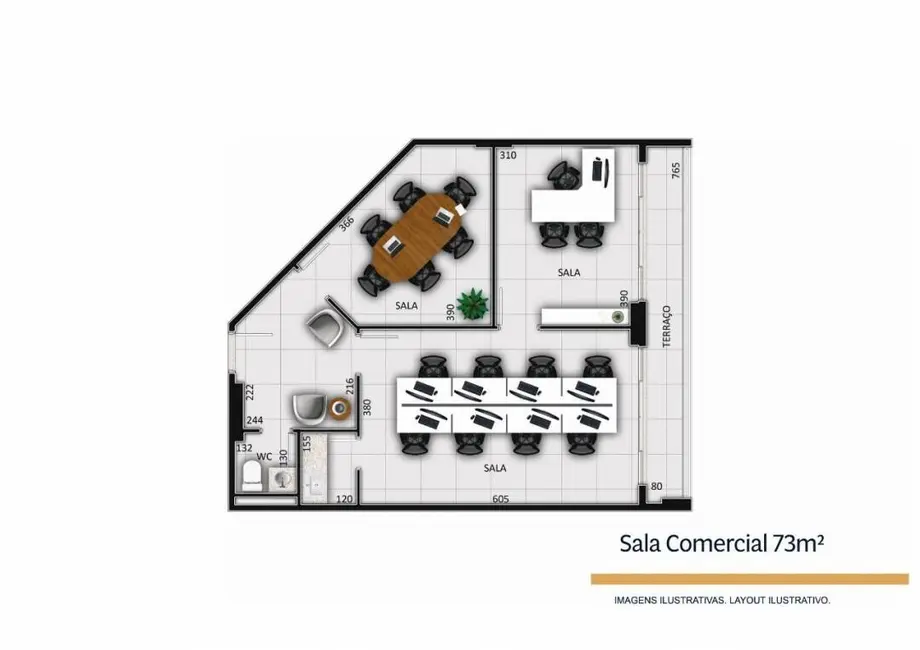 Sala Comercial à venda, 56m2 em Centro, Pocos De Caldas - MG - imagem 8 Foto 8 de Sala Comercial à venda, 56m2 em Centro, Pocos De Caldas - MG