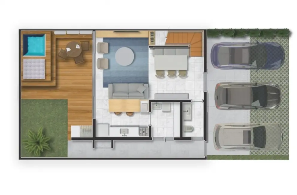 Foto 7 de Casa com 3 quartos à venda, 132m2 em Alphaville, Santana De Parnaiba - SP