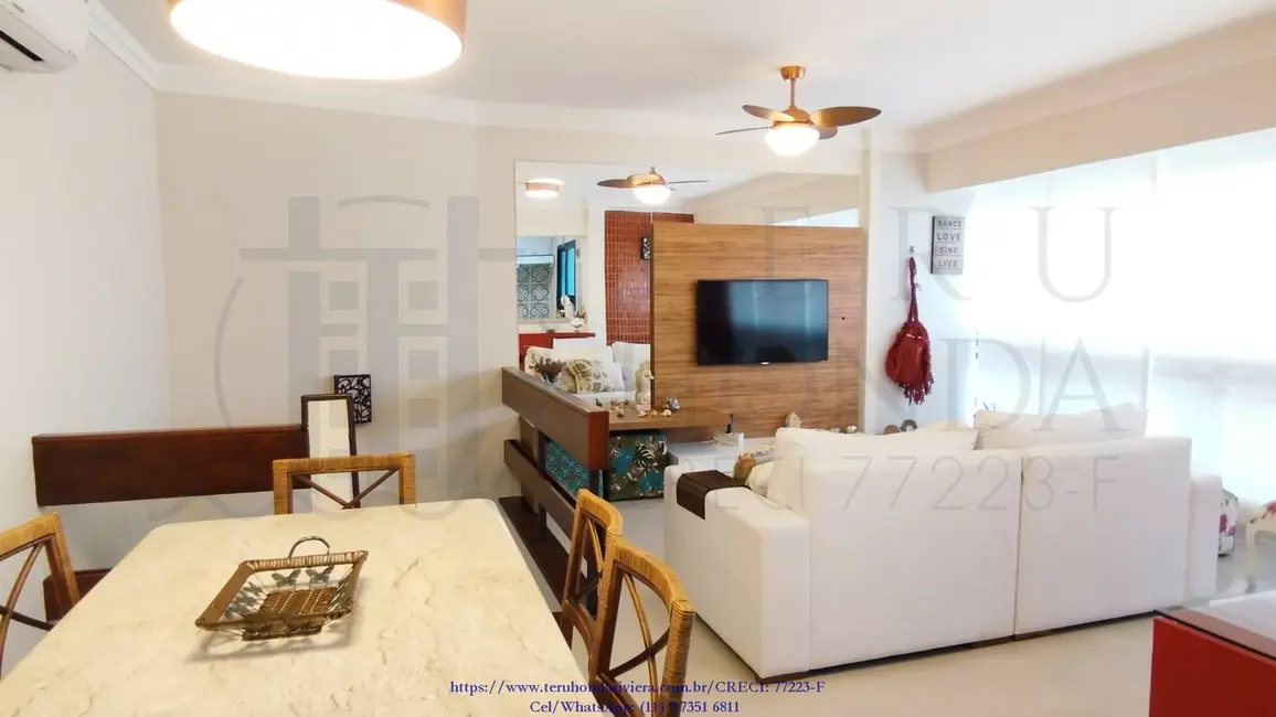 Apartamento com 3 quartos à venda, 114m2 em Bertioga - SP - imagem 2 Foto 2 de Apartamento com 3 quartos à venda, 114m2 em Bertioga - SP