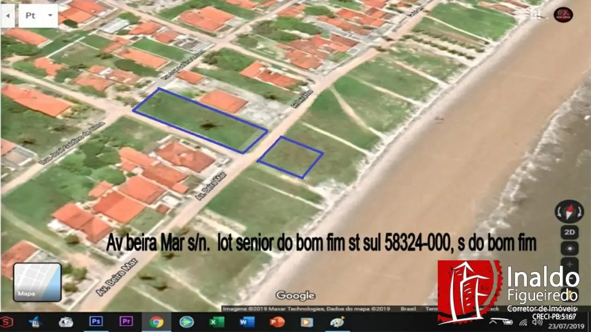 Foto 4 de Terreno / Lote à venda, 698m2 em Pitimbu - PB