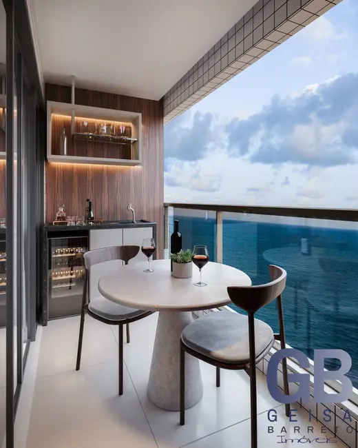 Foto 1 de Apartamento com 3 quartos à venda e para alugar, 83m2 em Pina, Recife - PE