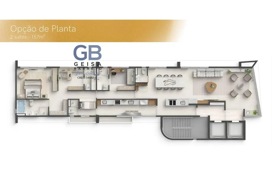 Foto 6 de Apartamento com 4 quartos à venda, 157m2 em Boa Viagem, Recife - PE