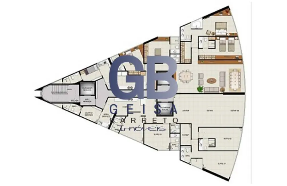 Foto 7 de Apartamento com 4 quartos à venda, 155m2 em Boa Viagem, Recife - PE