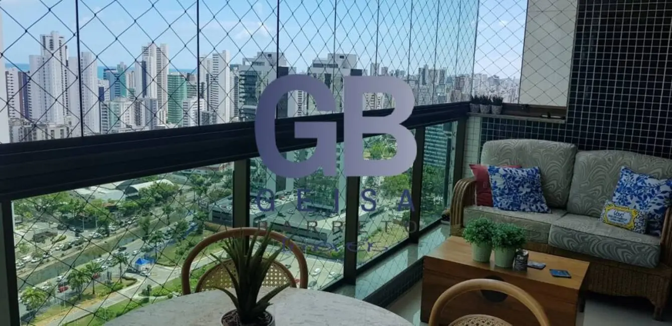Apartamento com 3 quartos para alugar, 125m2 em Boa Viagem, Recife - PE - imagem 2 Foto 2 de Apartamento com 3 quartos para alugar, 125m2 em Boa Viagem, Recife - PE