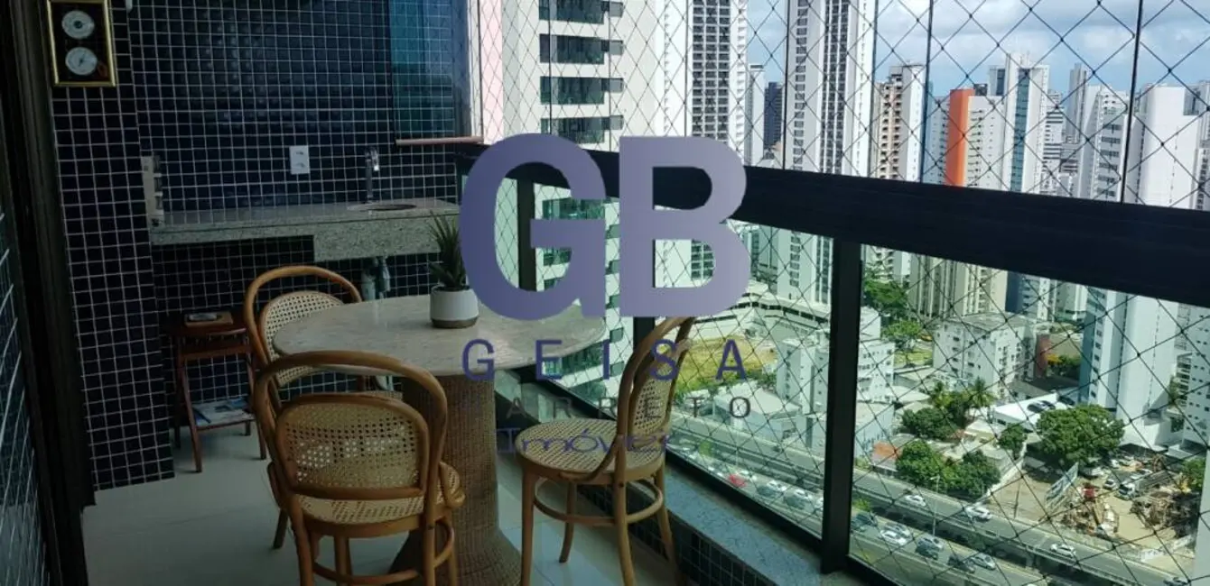 Apartamento com 3 quartos para alugar, 125m2 em Boa Viagem, Recife - PE - imagem 3 Foto 3 de Apartamento com 3 quartos para alugar, 125m2 em Boa Viagem, Recife - PE