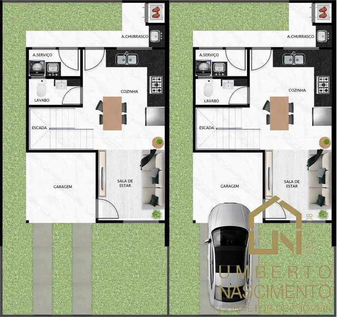 Sobrado com 3 quartos à venda, 90m2 em Barra Velha - SC - imagem 7 Foto 7 de Sobrado com 3 quartos à venda, 90m2 em Barra Velha - SC