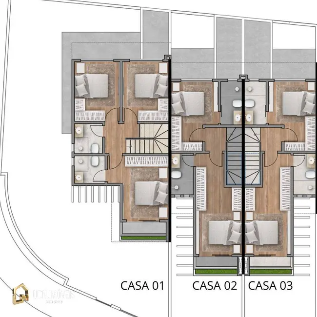 Foto 7 de Sobrado com 2 quartos à venda, 108m2 em Bela Vista, Gaspar - SC