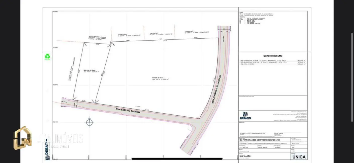 Terreno / Lote à venda, 3000m2 em Passo Manso, Blumenau - SC - imagem 2 Foto 2 de Terreno / Lote à venda, 3000m2 em Passo Manso, Blumenau - SC