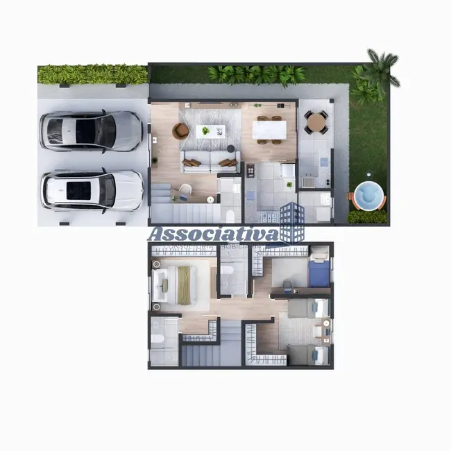 Foto 4 de Casa de Condomínio com 3 quartos à venda, 130m2 em Tremembe - SP