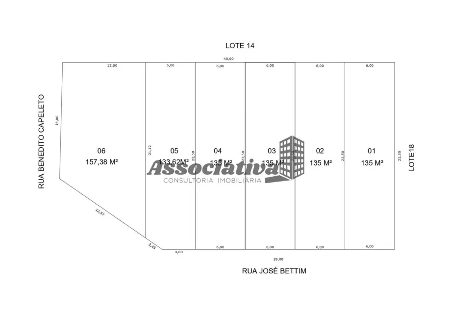 Foto 2 de Terreno / Lote à venda, 135m2 em Parque Residencial Helvetia, Taubate - SP