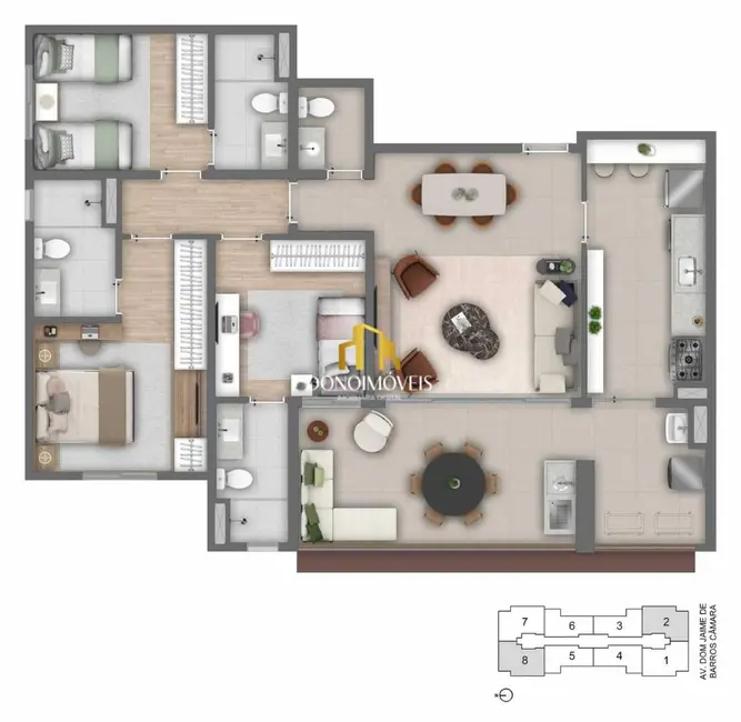 Foto 4 de Apartamento à venda, 9383m2 em Planalto, Sao Bernardo Do Campo - SP