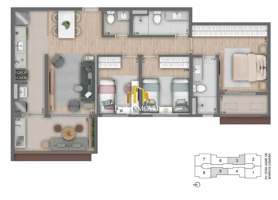 Foto 7 de Apartamento à venda, 9383m2 em Planalto, Sao Bernardo Do Campo - SP