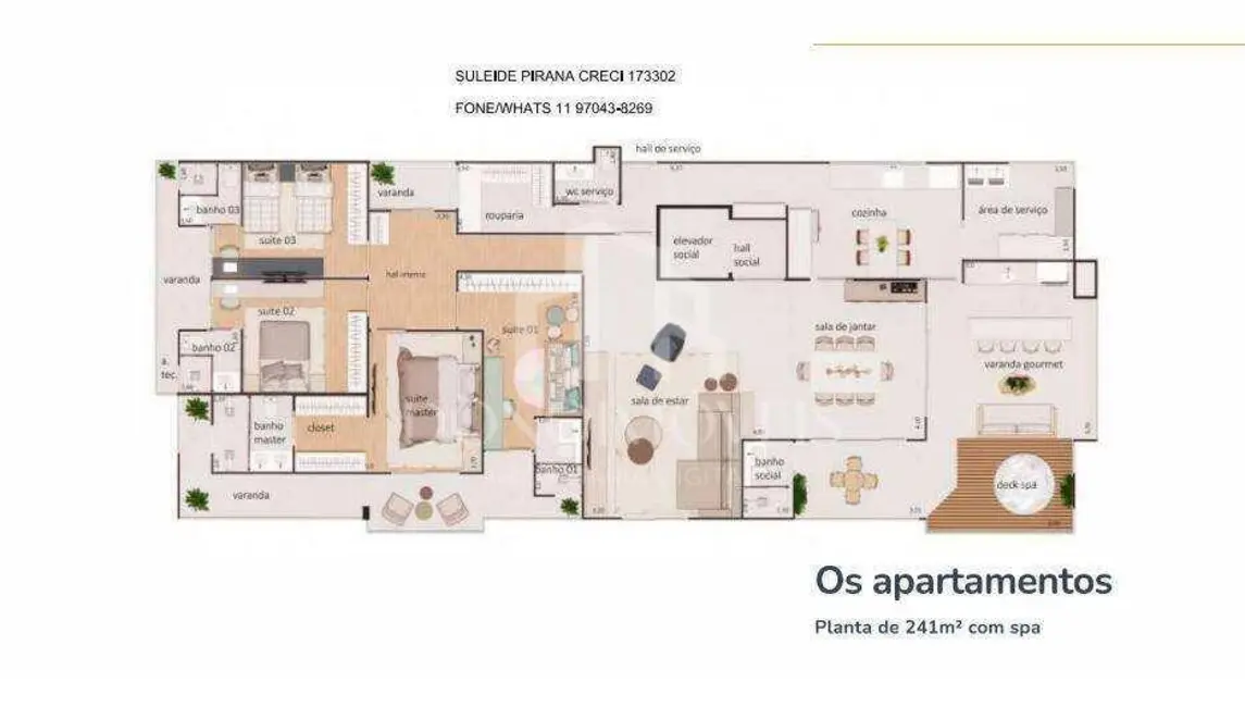Foto 3 de Apartamento com 3 quartos à venda, 250m2 em Centro, Sao Bernardo Do Campo - SP