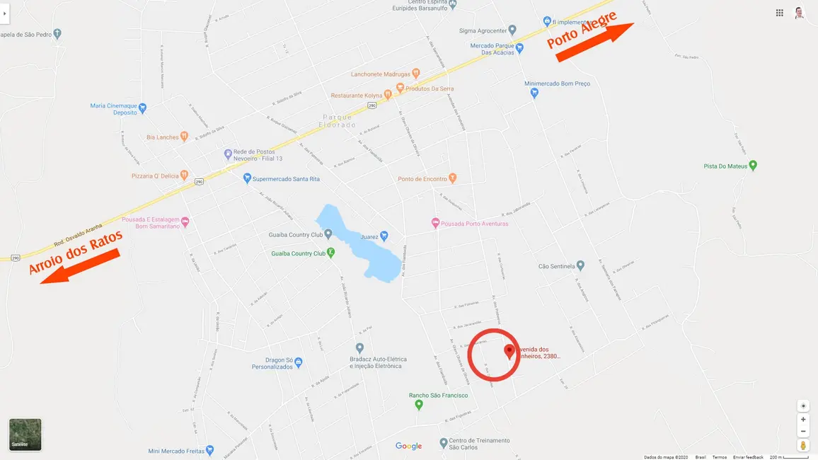 Foto 6 de Terreno / Lote à venda, 600m2 em Eldorado Do Sul - RS