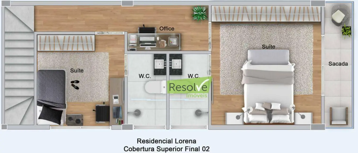 Apartamento com 2 quartos à venda, 90m2 em Sao Bernardo Do Campo - SP - imagem 4 Foto 4 de Apartamento com 2 quartos à venda, 90m2 em Sao Bernardo Do Campo - SP